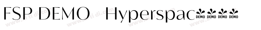 FSP DEMO   Hyperspac字体转换